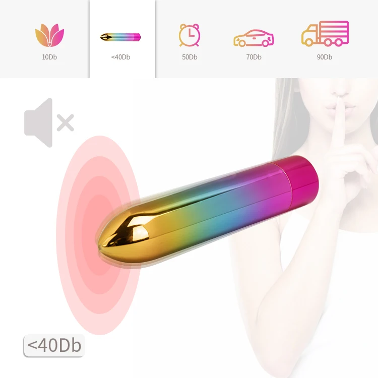 Bestmoon Rechargeable rainbow Bullet Vibrator Female love Egg Portable Sexy Toy Mini Bullet Vibrator Sex Toy for Women