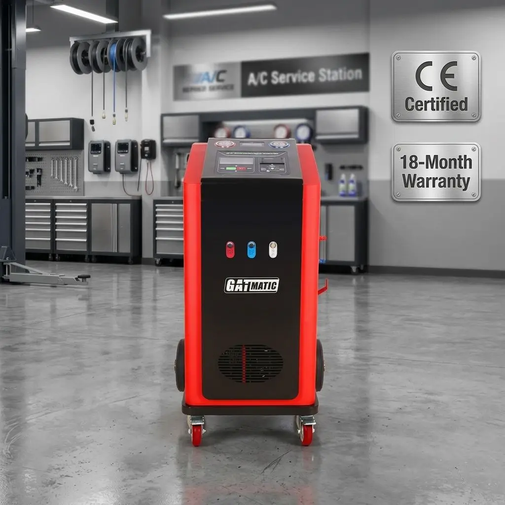 A / C Service Station R134A And R1234YF Compatible Professional Refrigerant Management For Modern