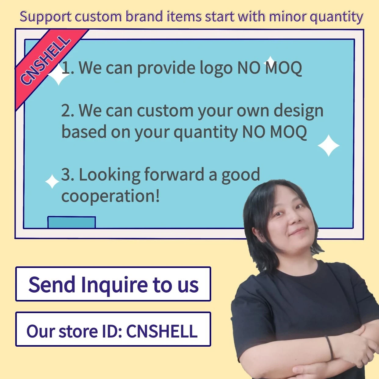 Low MOQ Manufacture of Cut and Sew Tops U Neck Binding Inside Rayon High Stretchy Fabric Long Sleeve Crop Top