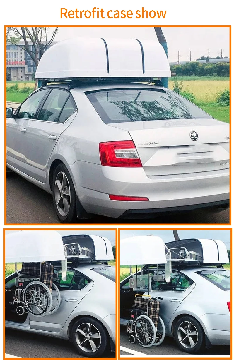 Roof Box Car Wheelchair Canopy Wheelchair Frame For Lightweight Folding