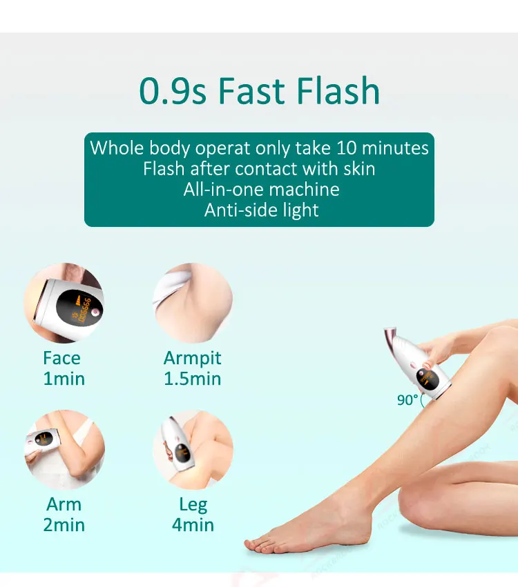 Ready To Ship  New Facial Body Skin Beauty Permanent Men Price Laser Hair Removal Home Use Ipl Machine Women Men