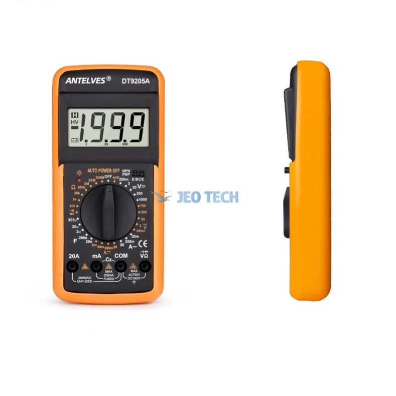DT9205A Smart Multimeter Digital Tester Overload Protection Detector Electrician test Multi Meter Digital Multimeter