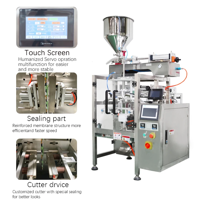 Automatic Small Scale Vertical Liquid Pouch 1 Litre Edible Cooking Oil Sachet Filling Packing Machine