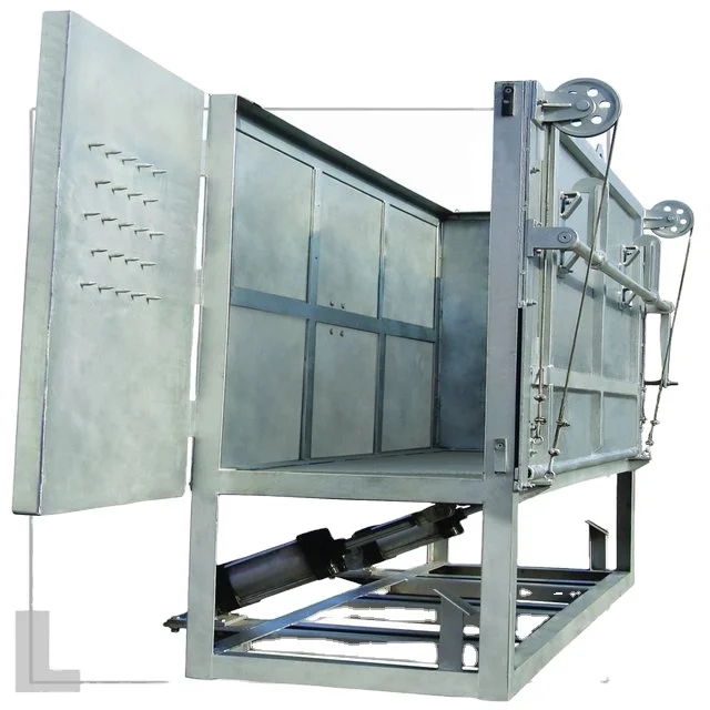 Livestock slaughtering equipment for halal slaughterhouse with cowhide peeling machine