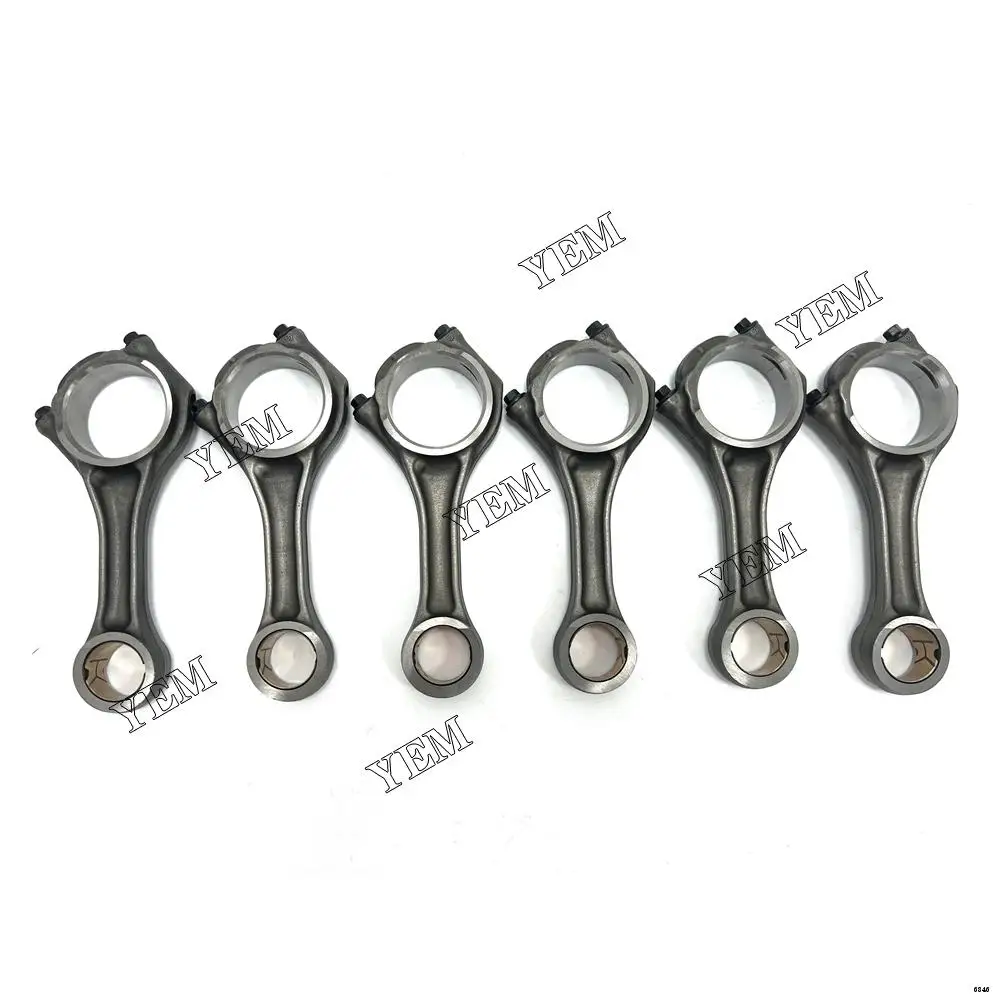 6D102 Connecting Rod Assembly 4891176 4943979 4898808 for Komatsu Machinery Diesel Engine