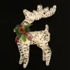 Coarse paper rope powdered head-up deer white