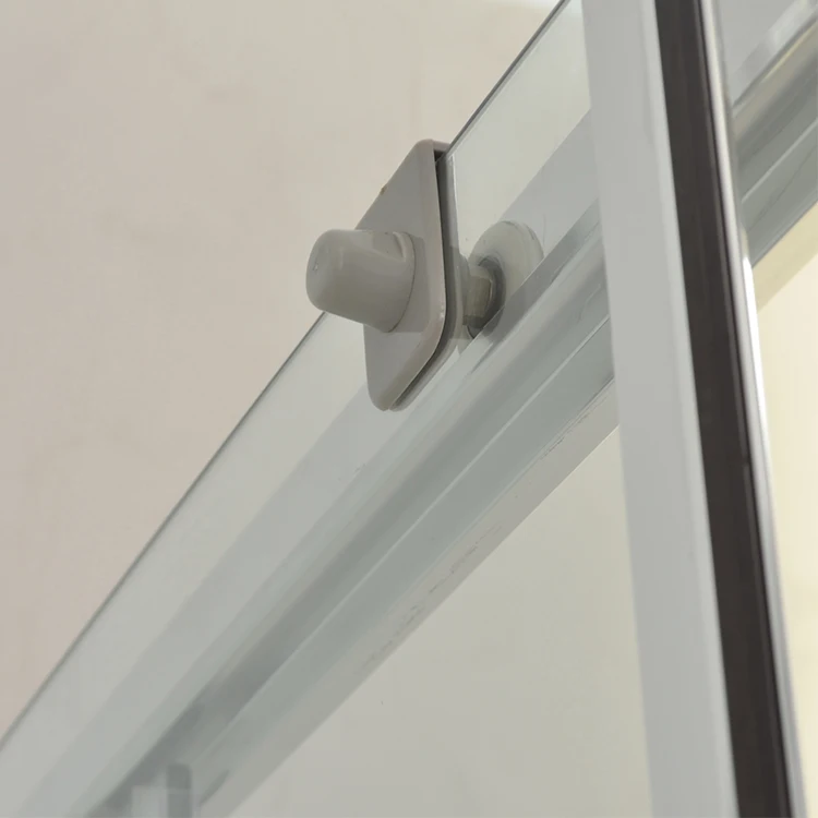 Hotel Apartment Sliding Square Shower Box With Frame Tempered Glass Shower Enclosure