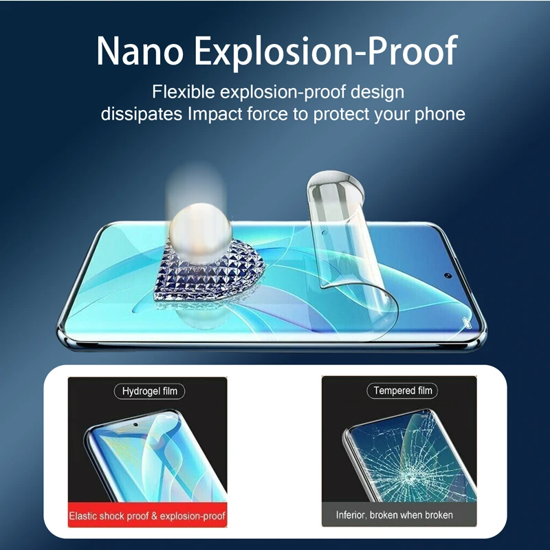 product high quality 7h pet hydrogel screen protector 25d 3d hd clear electroplating full cover mobile phone hydrogel film-4