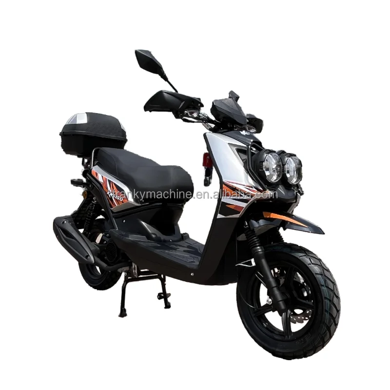 Popular 125cc Gas Moped Scooter Cheap 50cc Gasoline Scooter with Pedals