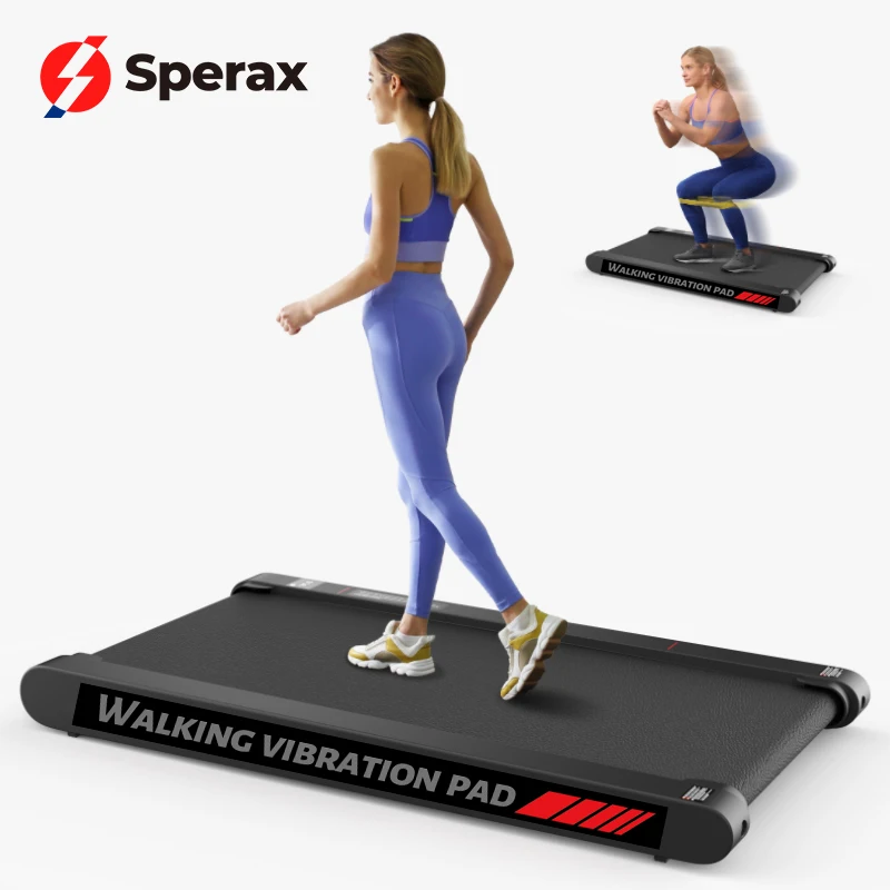 P1 High Quality Multifunctional Foldable Walking Pad Vibration Treadmill Home Use Electric LED Screen Display Test Running