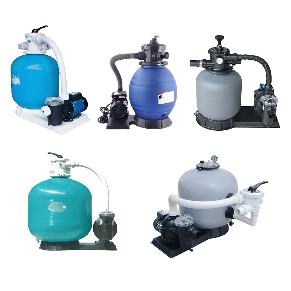PVC RoHS Certificates Sand Filter With Pump for Swimming Pool Sand Filter System
