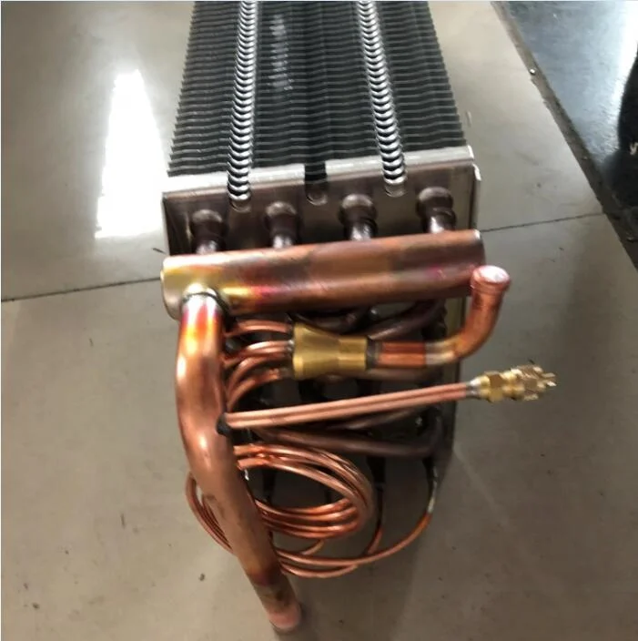 エアコンプレートタイプコイル銅管アルミフィン気化器冷蔵用