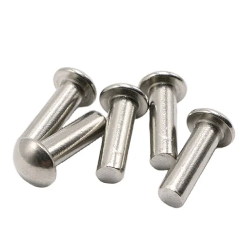 Round Head Solid Rivet Pan Head Rivet - Buy Solid Rivets,Round Head ...