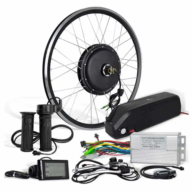 48V 1000W Electric Bike Conversion Kit with LCD Display and Twist Throttle Power by Lithium Battery Made in China