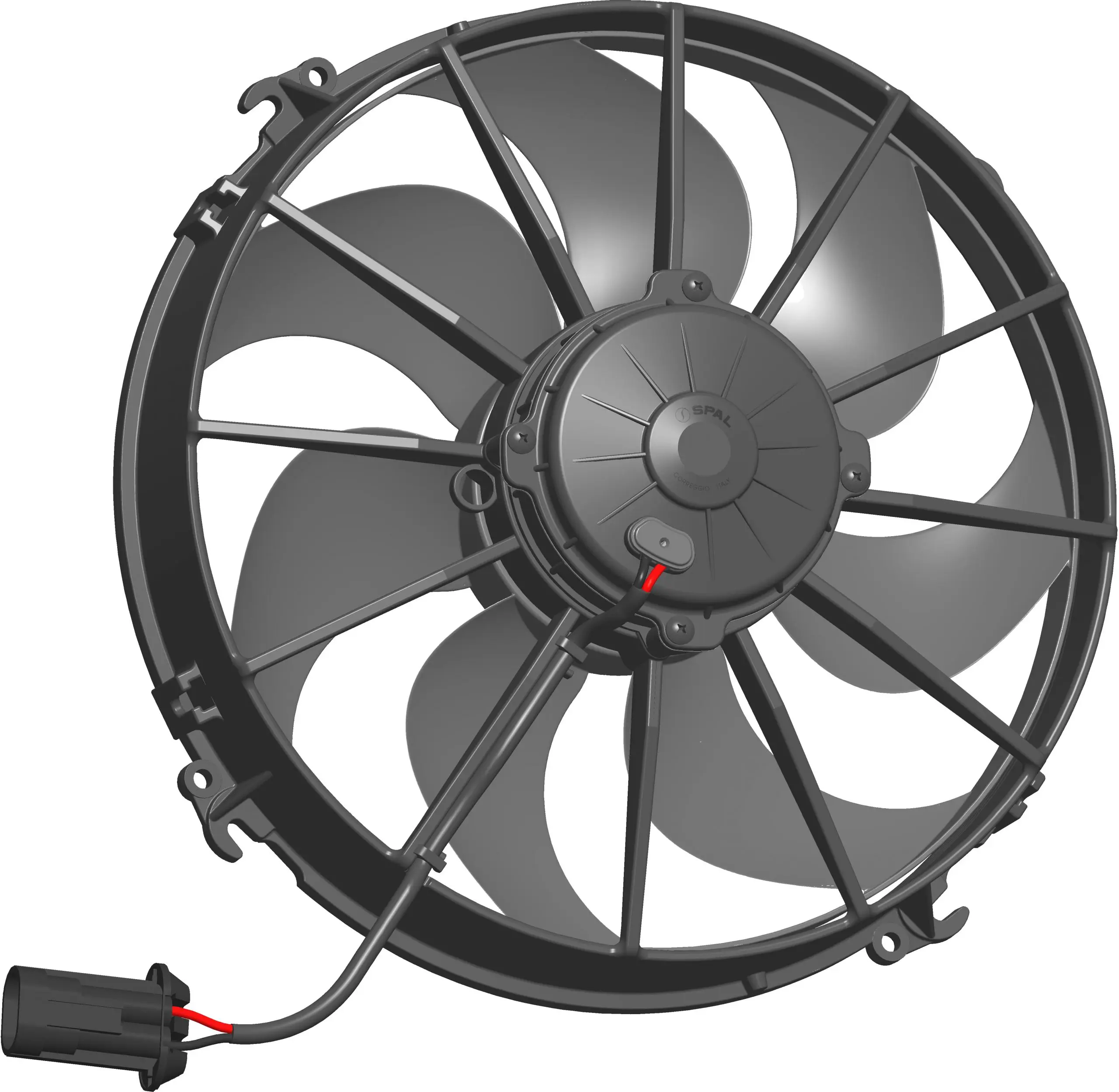 Replacement Spal Fan 12V VA01-AP90/LL-79S for Bus Air Conditioner Refrigeration DC Condenser Motor