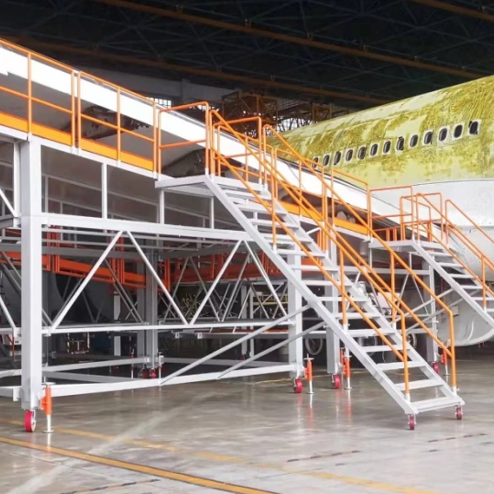 Portable Aft Cargo Ladder for Safe and Easy Access During Aircraft Maintenance for Outdoor and Workshop Use 5