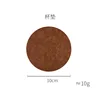 Caramel-colored coasters (10cm)