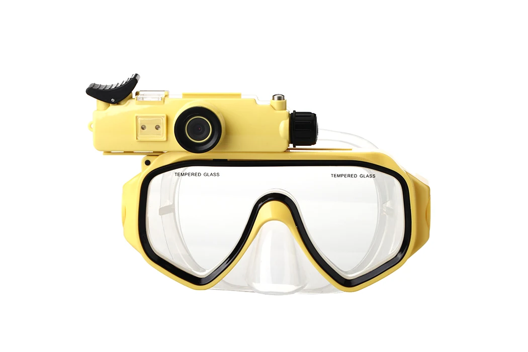 WT-RD34 Diving Mask Camera Waterproof Strong Anti Fog Video Camera Cheap New Diving Glasses Swimming Pool Underwater DV Camera