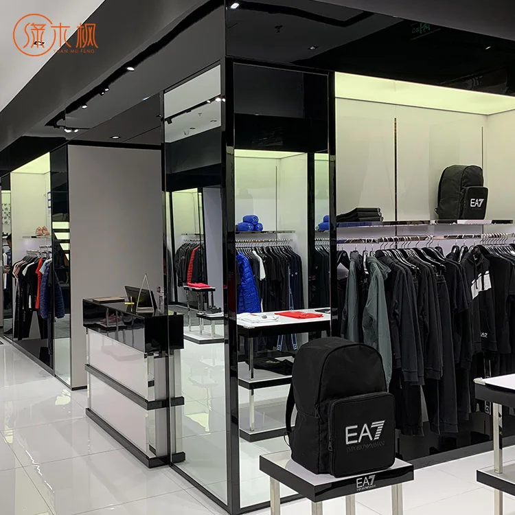 Hot Sale Clothing Store Display Table Showcase Manufacturer Clothing Display Rack Store