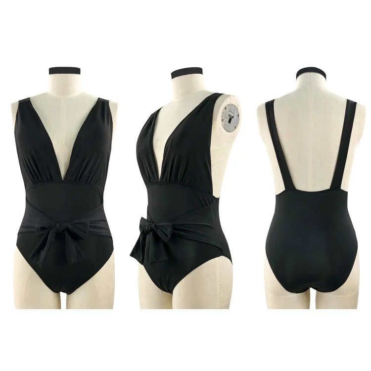 New Arrivals 5xl Black One Pieces Swimsuit Plus Size Bathing Suits