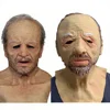 Maschera per capelli castani uomo anziano