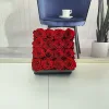Rosso 16 fiori (quadrato)