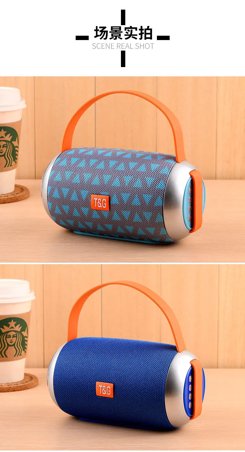 Waterproof TG112 Creative Portable Speaker Outdoor TF Card Bluetooth Wireless Speaker - ANKUX.COM