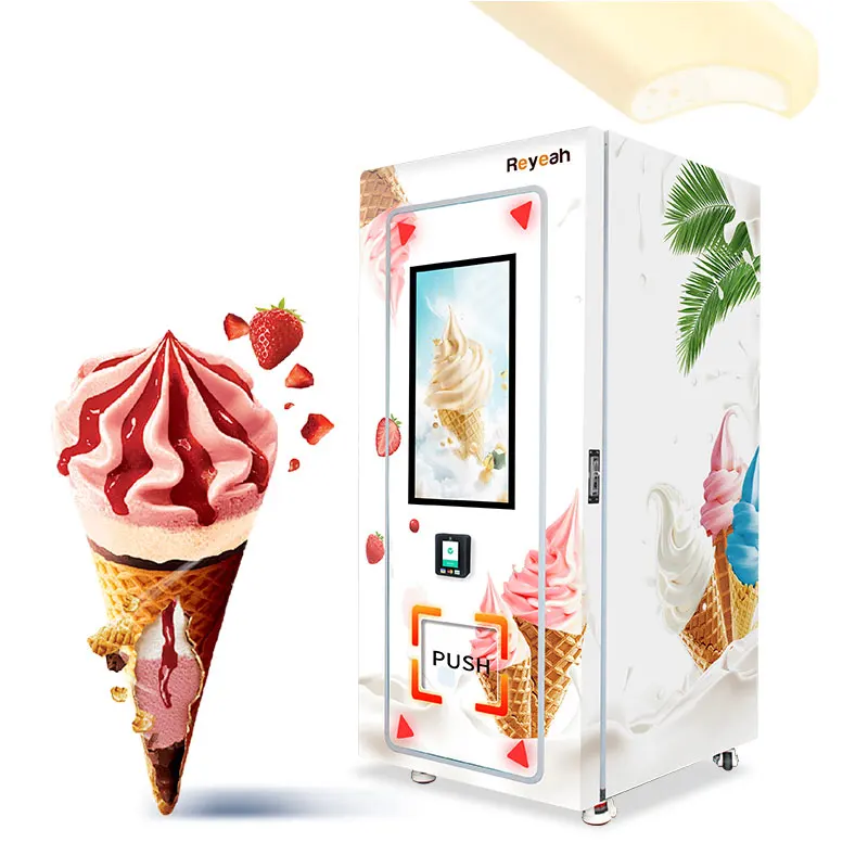Бизнес-автомат для продажи мороженого умный автомат монет замороженных продуктов Замороженных Напитков с лифтом