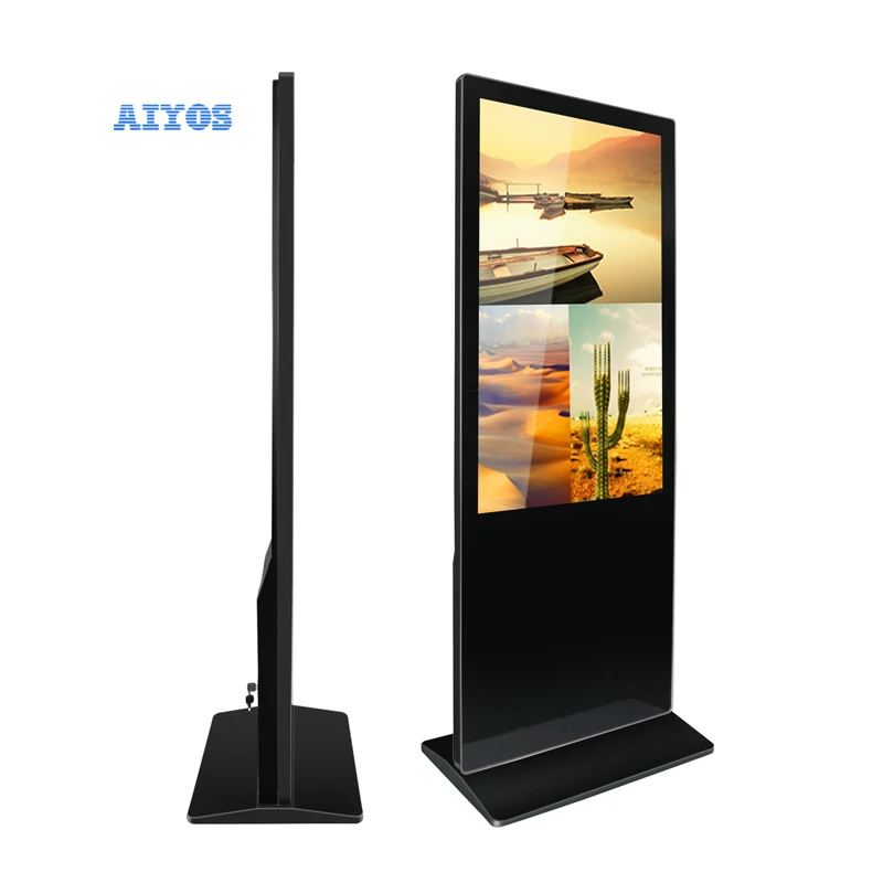 Advertisement LCD Display Board Commercial Display Mobile Portable Digital Signage Advertising Touch Screen Display