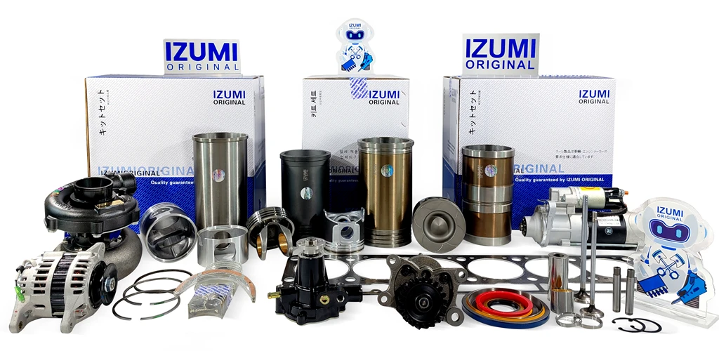 IZUMI Original 6D95-G 6D95 6D95-5 Diesel Engine repair kit full gasket 6D95-G 6D95 6D95-5 top gasket down gasket For KOMATSU manufacture