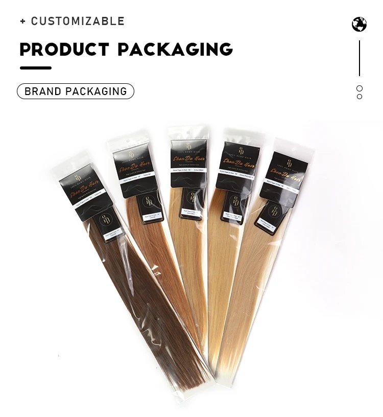 Wholesale Straight Virgin Remy Hair Extension Vendors Cuticle Aligned