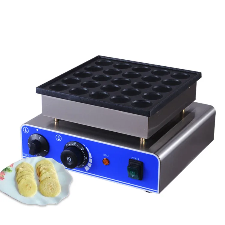 mini pancake machine pancake maker 25 holes waffle cone machine
