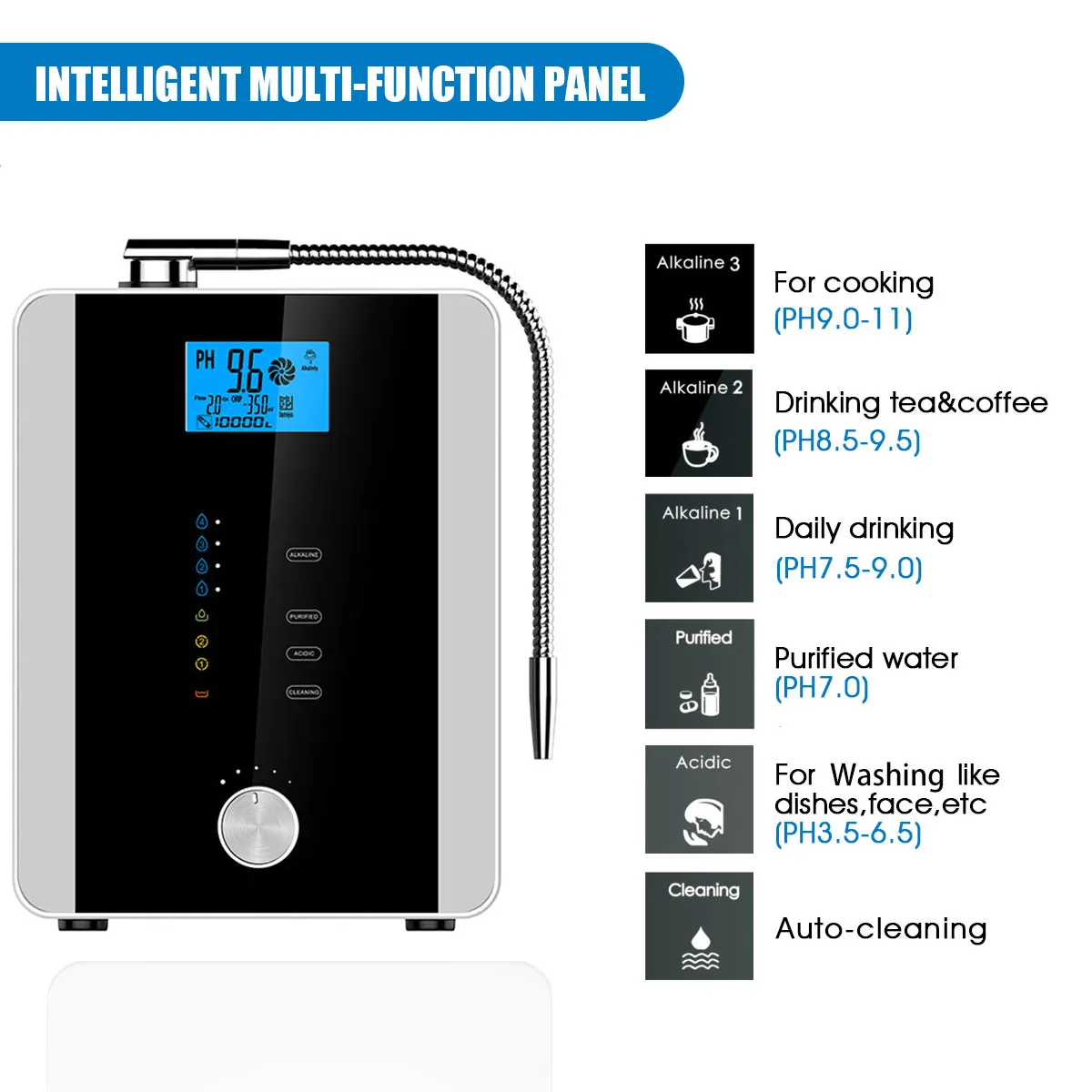 Cawolo Japan Water Ionizer Alkaline Water Machine Kangen Water With  Platinum Coating