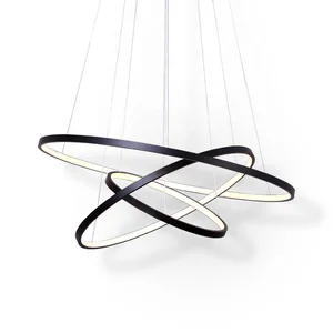 Modern Nordic Luxury Kitchen Circle Led Light Pendant Chandeliers