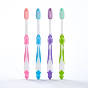 OEM Wholesale Custom Color Manual Toothbrush for Home Travel High Quality Soft Plastic Biodegradable Disposable Factory Price