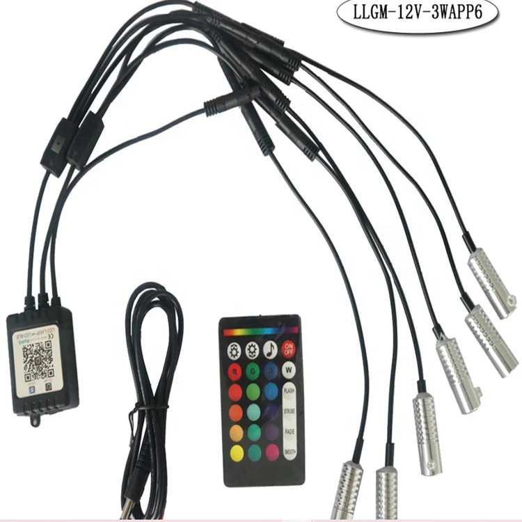Skirt Fiber Optic Decorative Lamp APP Control Car Ambient Light Optical Skirt Fiber 2mm 3mm