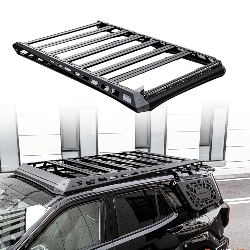 Black Adjustable SUV off-Road Car Top Roof Rack by Landace