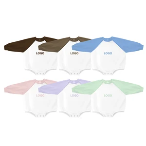 New Product Fashion Children Autumn Long Sleeves Button Design Unisex Knitted Infant Newborn Rompers