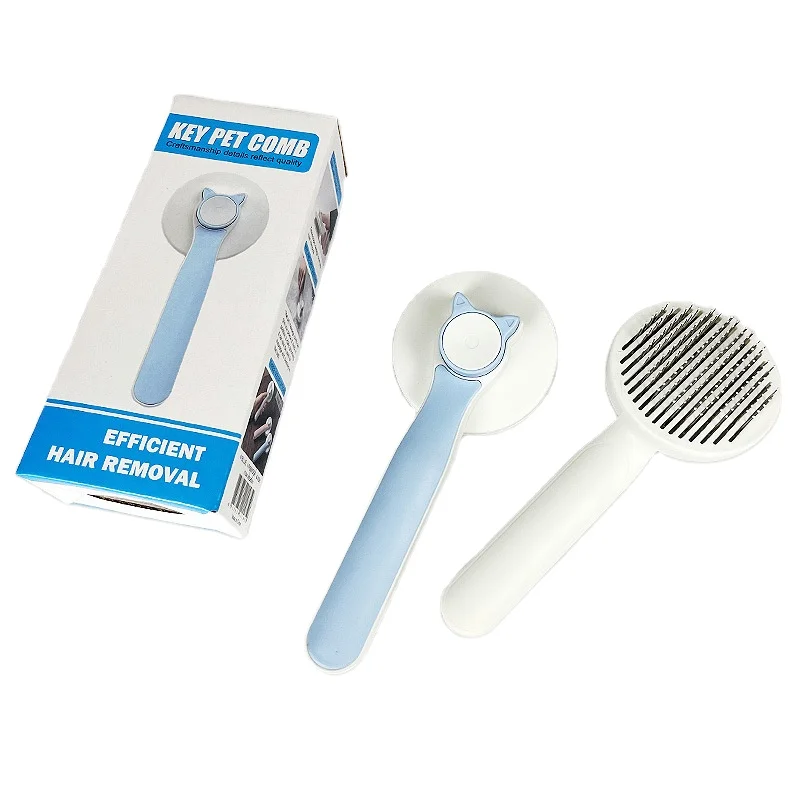 Cat Brush Pet Grooming Dematting Dog Comb for Shedding Remove Hair Pet Massage-Self Cleaning Slicker Dog Cat Grooming Brushes