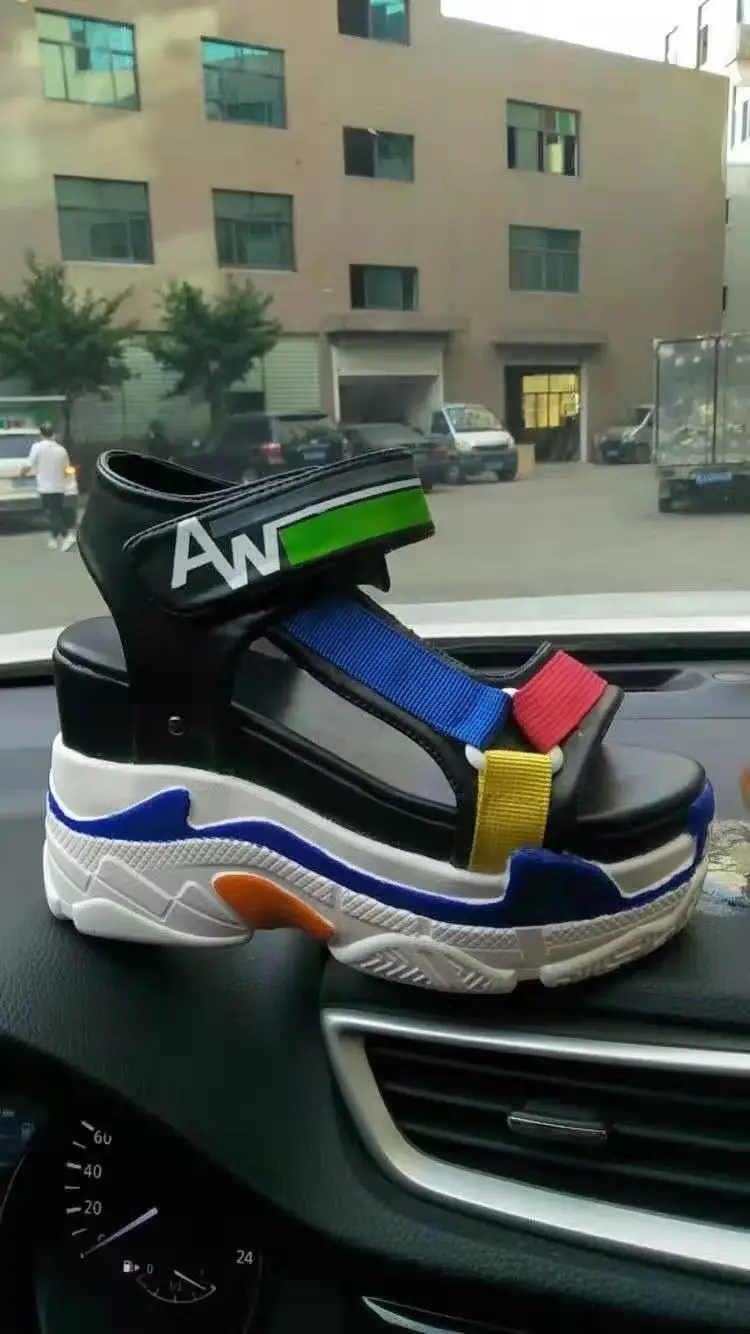 Женские босоножки на платформе, повседневные сандалии-гладиаторы на очень высоком каблуке, на танкетке, лето 2022