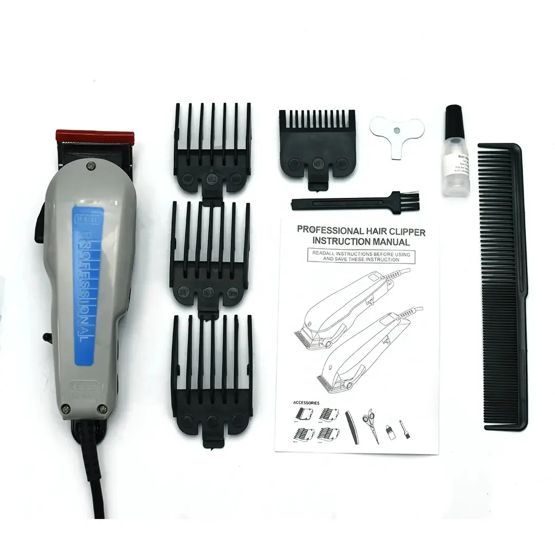 New Popular Model Strong Powerful Men Hair Cutting Barber Hair Styling Tool Cheap Price Hair Clippers with Cord