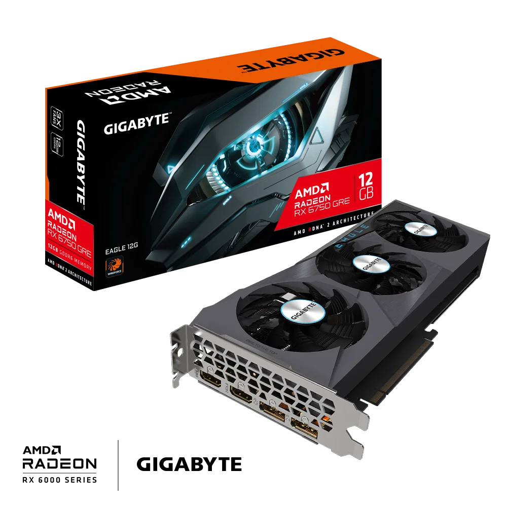 新しいRX 6750 GRE EAGLE 12G 8ピン+6ピン GDDR6 ゲーミング