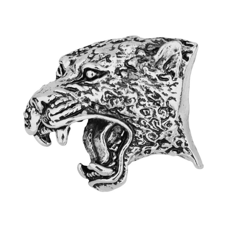 Designer Vintage Leopard Head Brooch - Stylish Jewelry