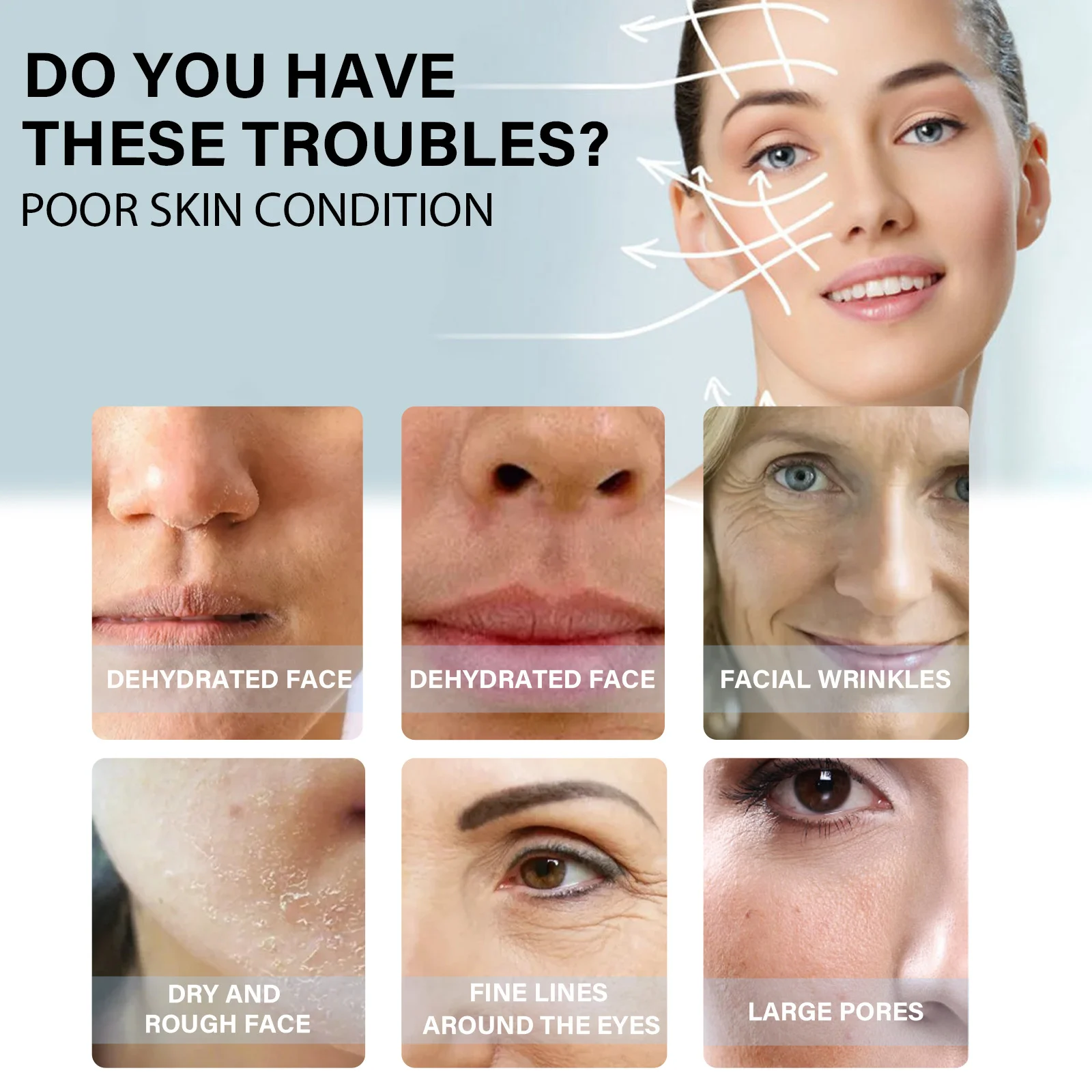 Collagen radar Silk Protein Line Thread Face Lifting Lifts Tighten Collagen Water Soluble 24K Serum No Needle for Anti-aging