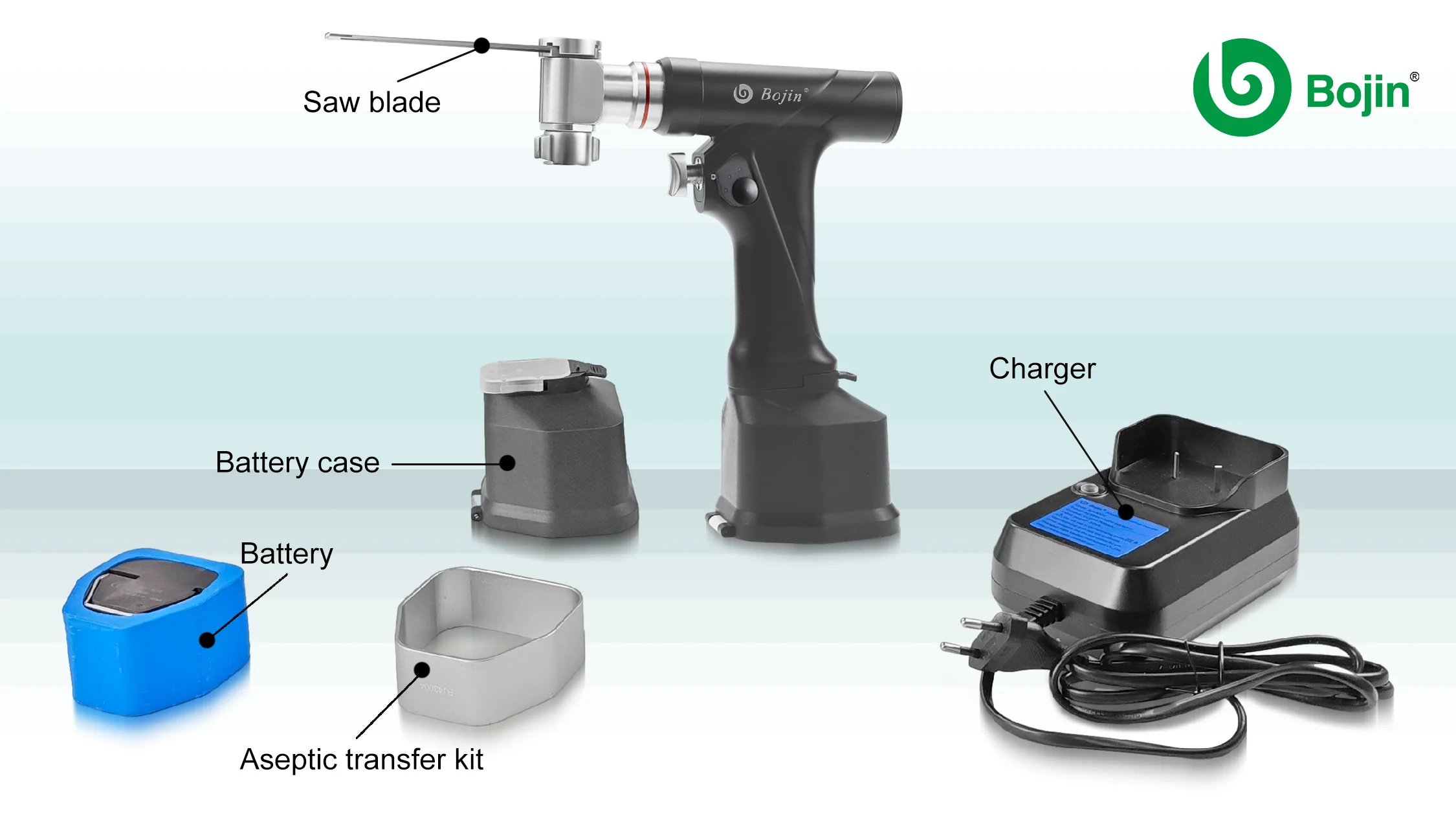 Shanghai Bojin Electric Power Tool Sagittal Saw 5501 for Orthopedics Surgery Joint Trauma System 5000 manufacture
