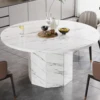 Finitura effetto marmo bianco