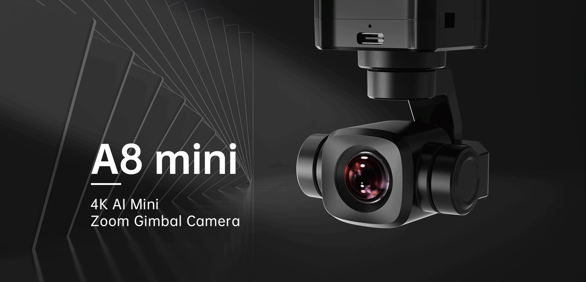  A8 Mini 4K 8MP Ultra HD 6X Digital Zoom Gimbal Camera PTZ Camera UAV Pod Load AI Intelligent Recognition and Tracking details