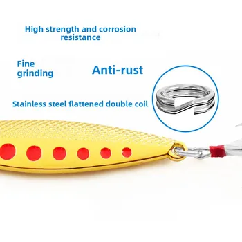 Factory Wholesale White bar Cut Zinc Alloy Artificial Hard Bait Lure Bag Lead Fish Mackerel with Hooks – Hard Lure – view 5
