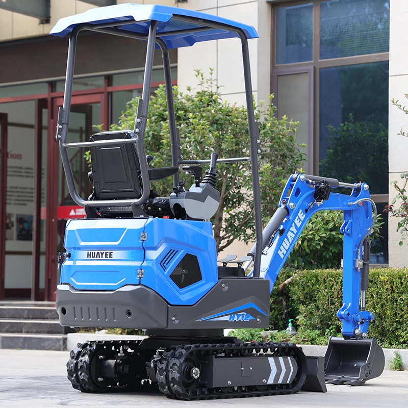 Cheap Price Mini Small Excavator 1 Ton High Quality Portable Farm Mini Bagger Manufacturer Fast Delivery Micro Digger 1.2 Ton