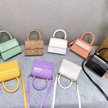 2020 New Trendy Mini Shoulder Purses Handbags For Women Hand Bags Fashion Kids Small Handbag Cute Mini Crossbody Bags Ladies